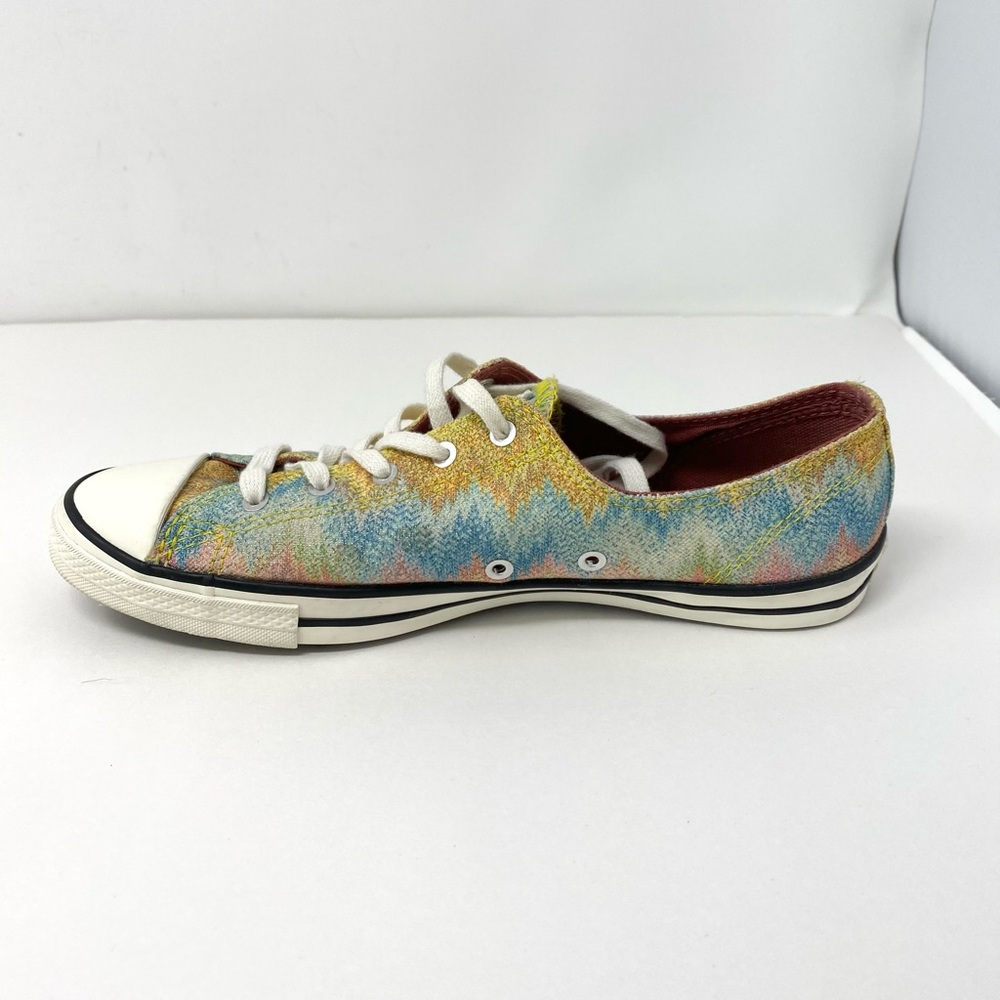 Converse All Star Missoni Blue Pink Glitter Size 7 - Picture 4 of 9